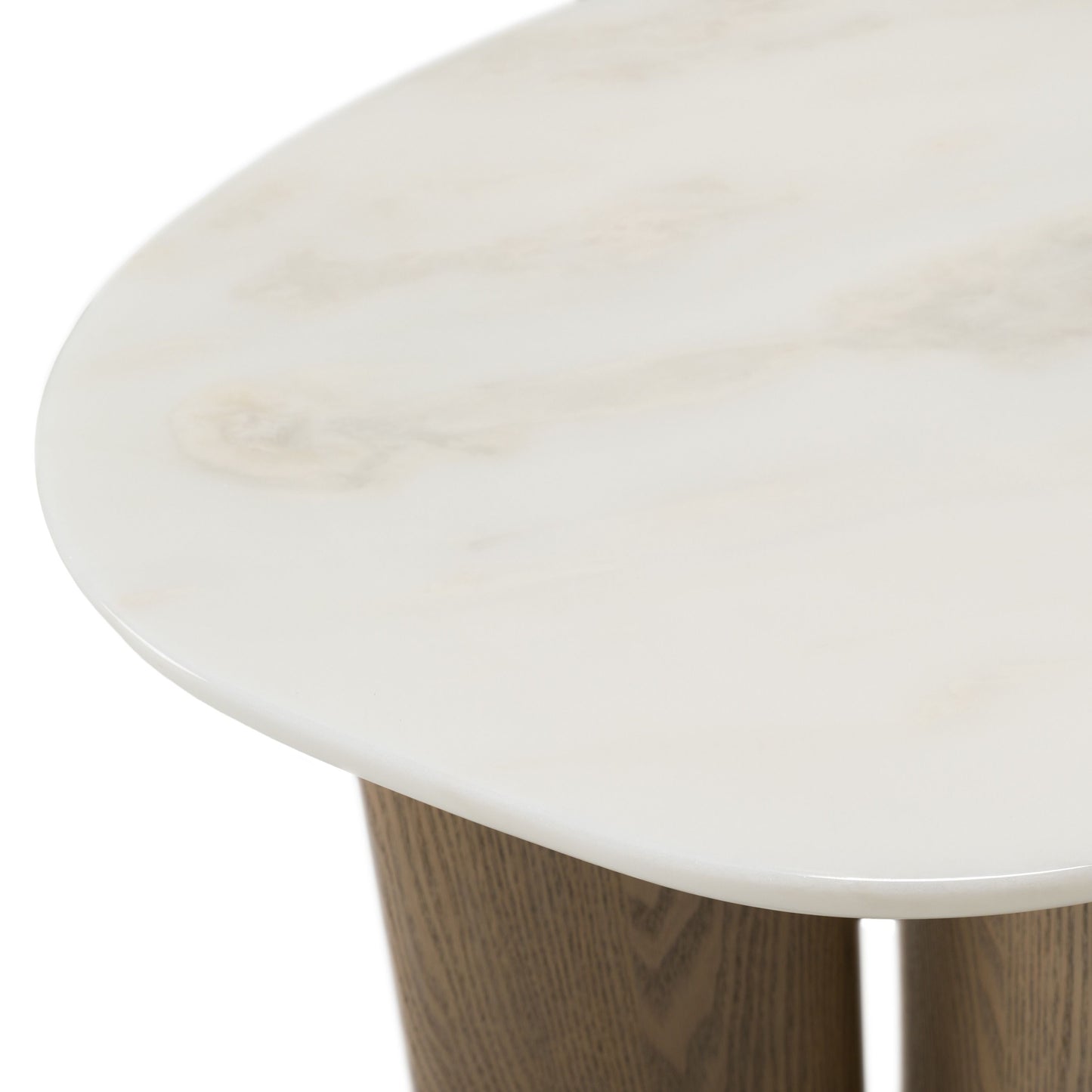 Modrest Raywood Onyx Marble End Table – Modern Accent Furniture
