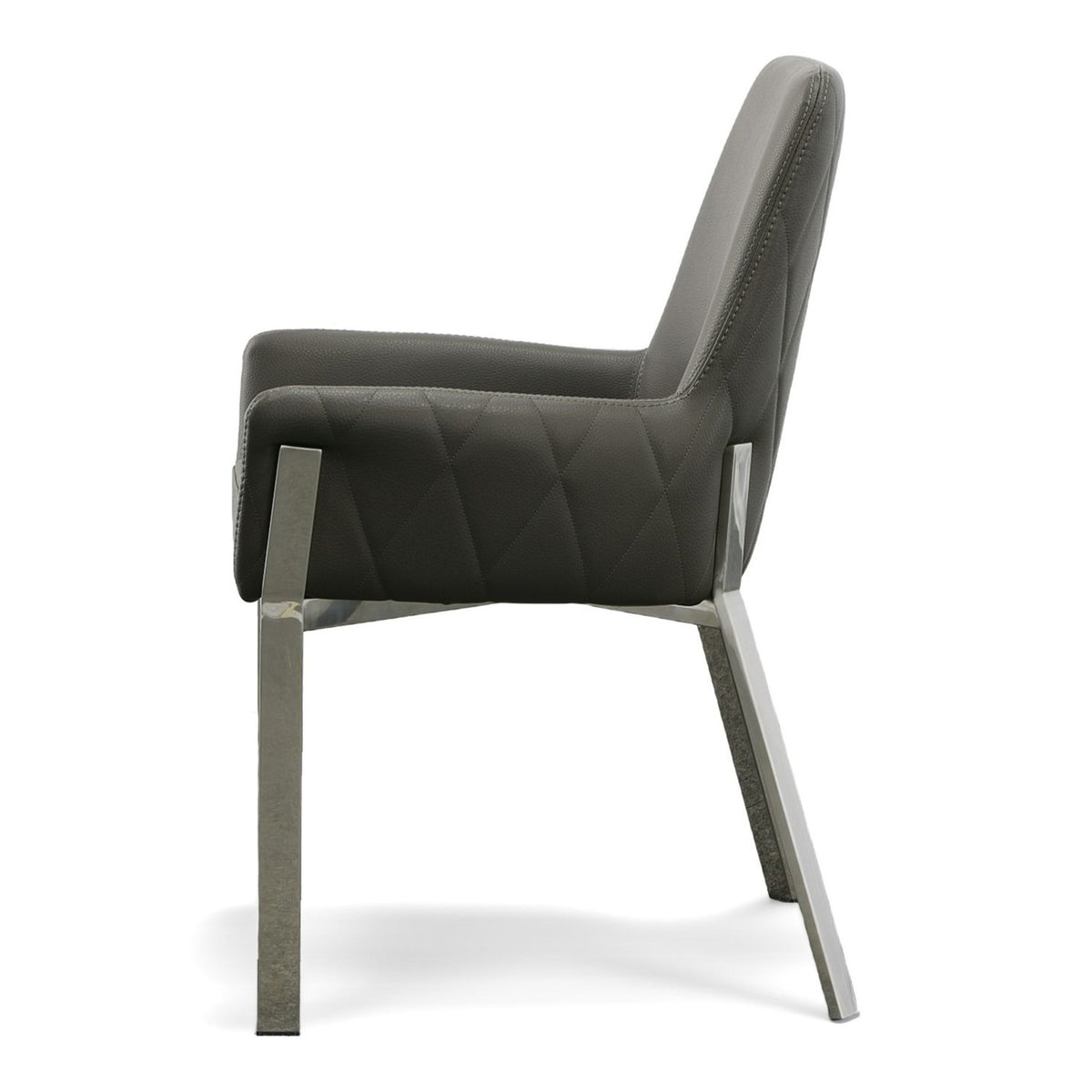 Robin Grey Bonded Leather Dining Chair