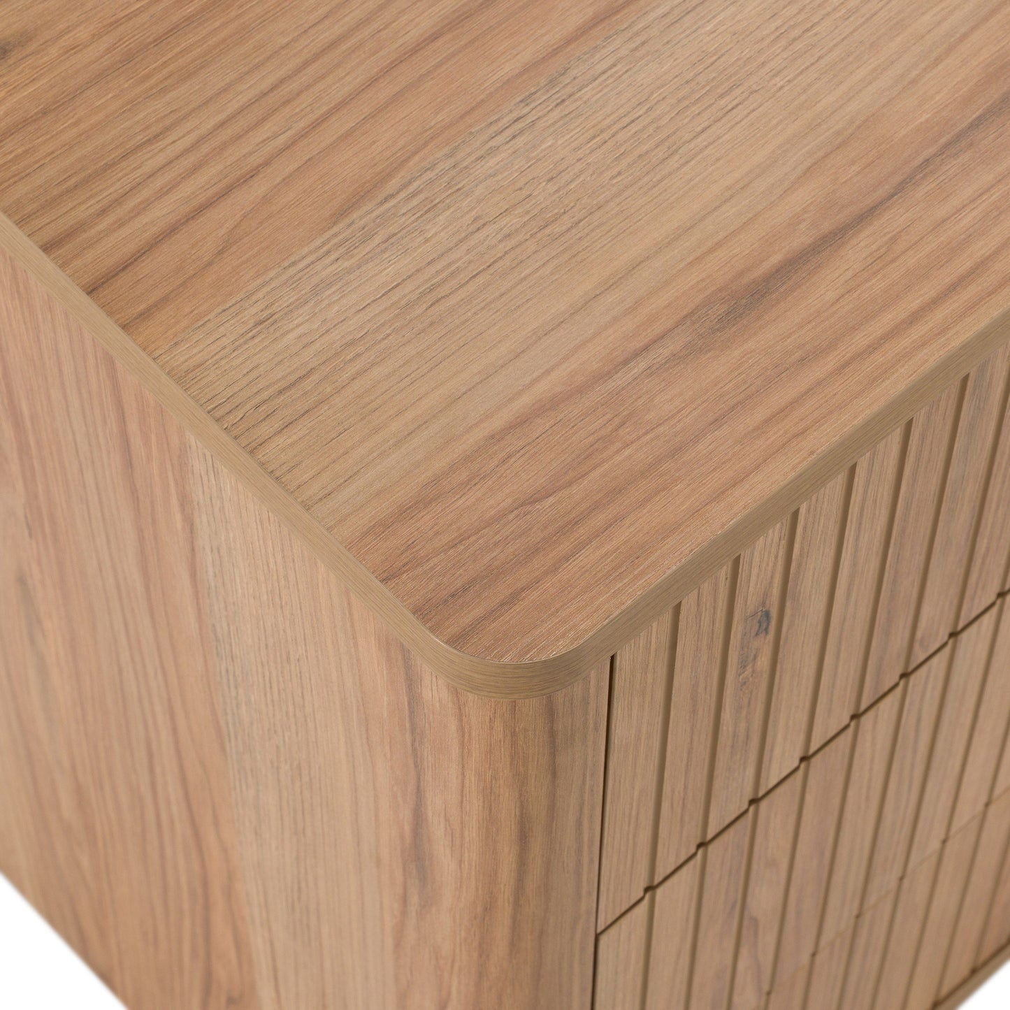 Roma Modern Oak and Gold SixβDrawer Dresser