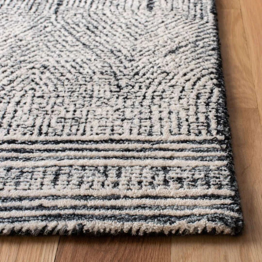Abstract Tufted Wool Rug - Modern and Artistic Rug for Adding Texture and Style to Your Space