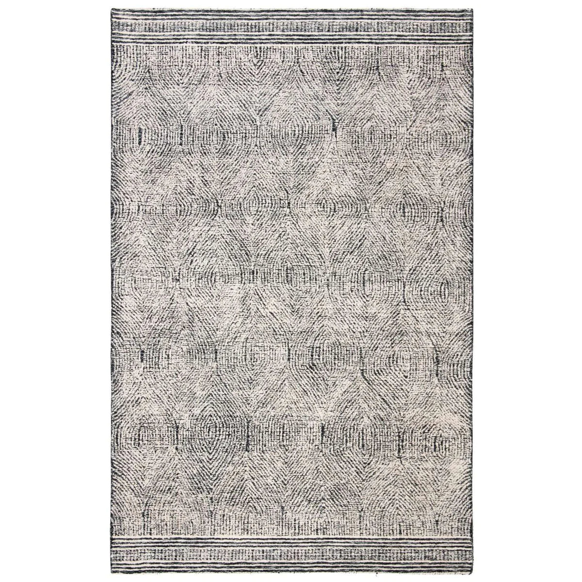 Abstract Tufted Wool Rug - Modern and Artistic Rug for Adding Texture and Style to Your Space