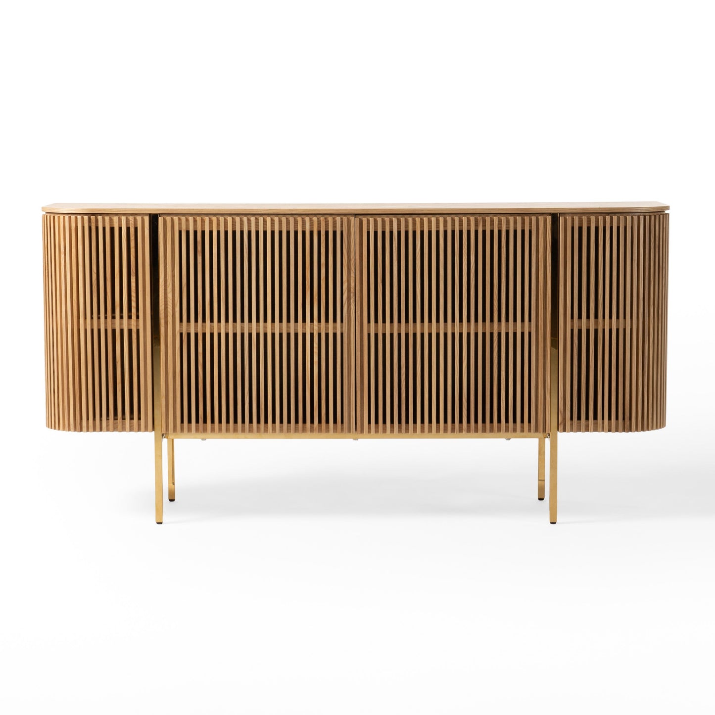 Modrest Sandy - Modern Natural Ash Buffet - Stylish and Functional Storage Solution