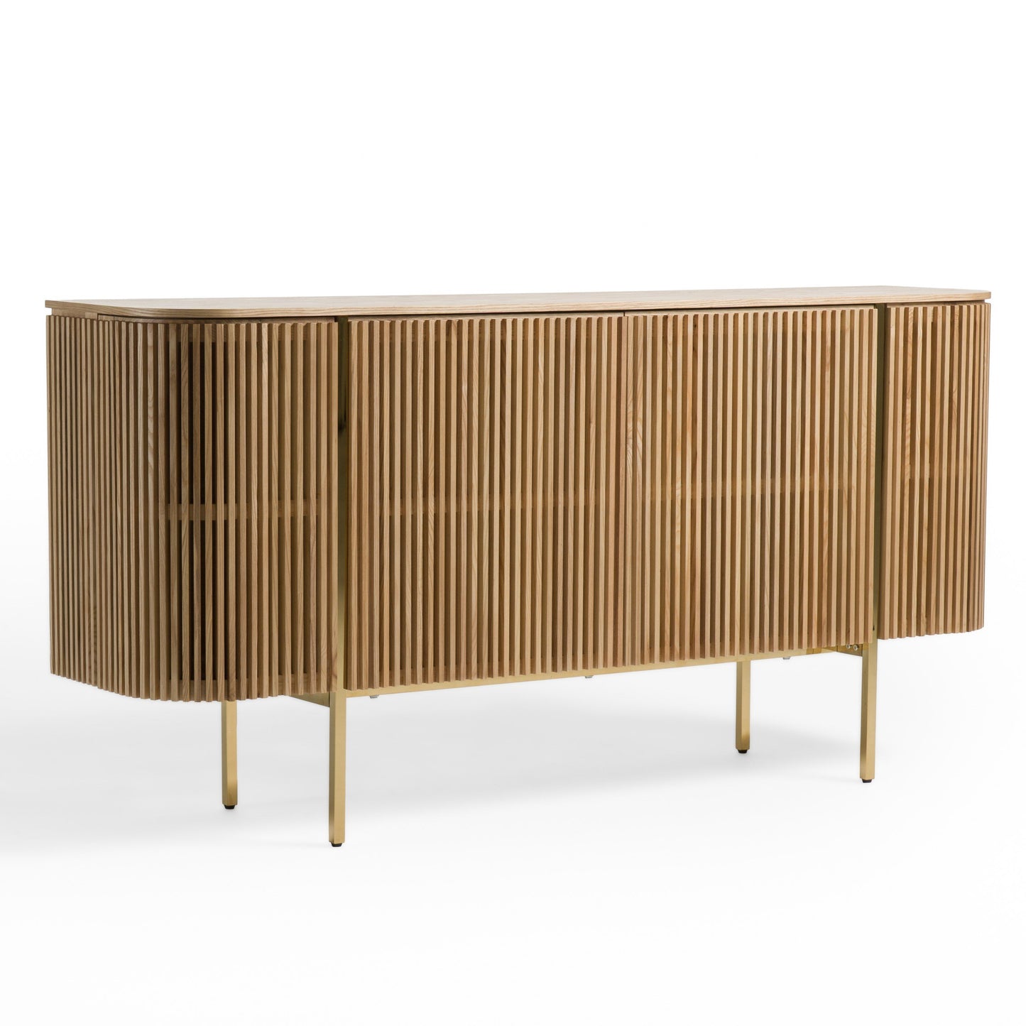 Modrest Sandy - Modern Natural Ash Buffet - Stylish and Functional Storage Solution