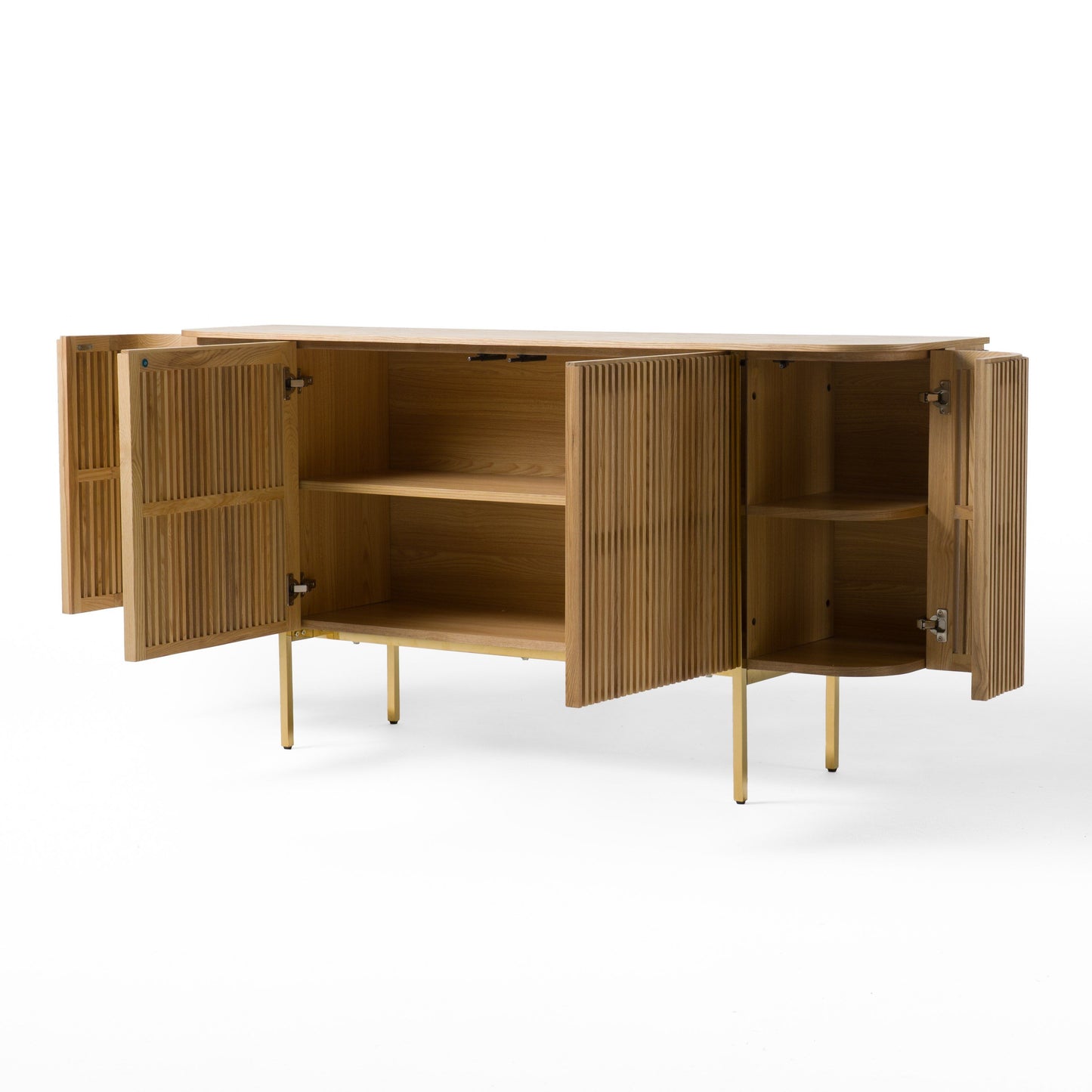 Modrest Sandy - Modern Natural Ash Buffet - Stylish and Functional Storage Solution