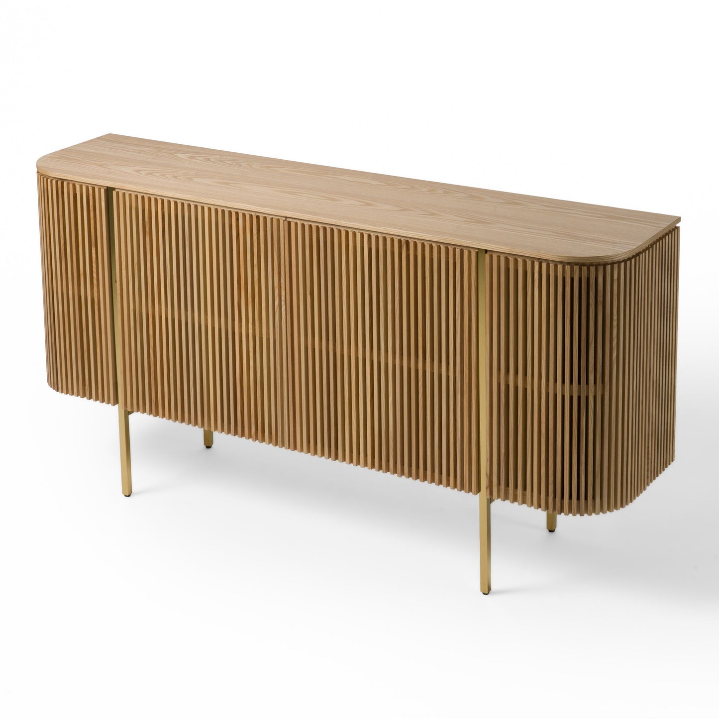Modrest Sandy - Modern Natural Ash Buffet - Stylish and Functional Storage Solution