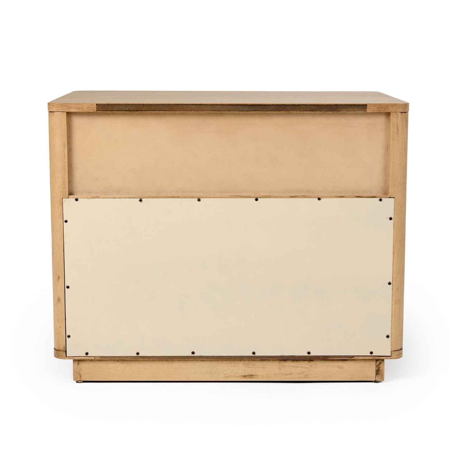 Nova Domus Santa Monica Modern Natural Oak Nightstand - Sleek & Functional Bedroom Storage