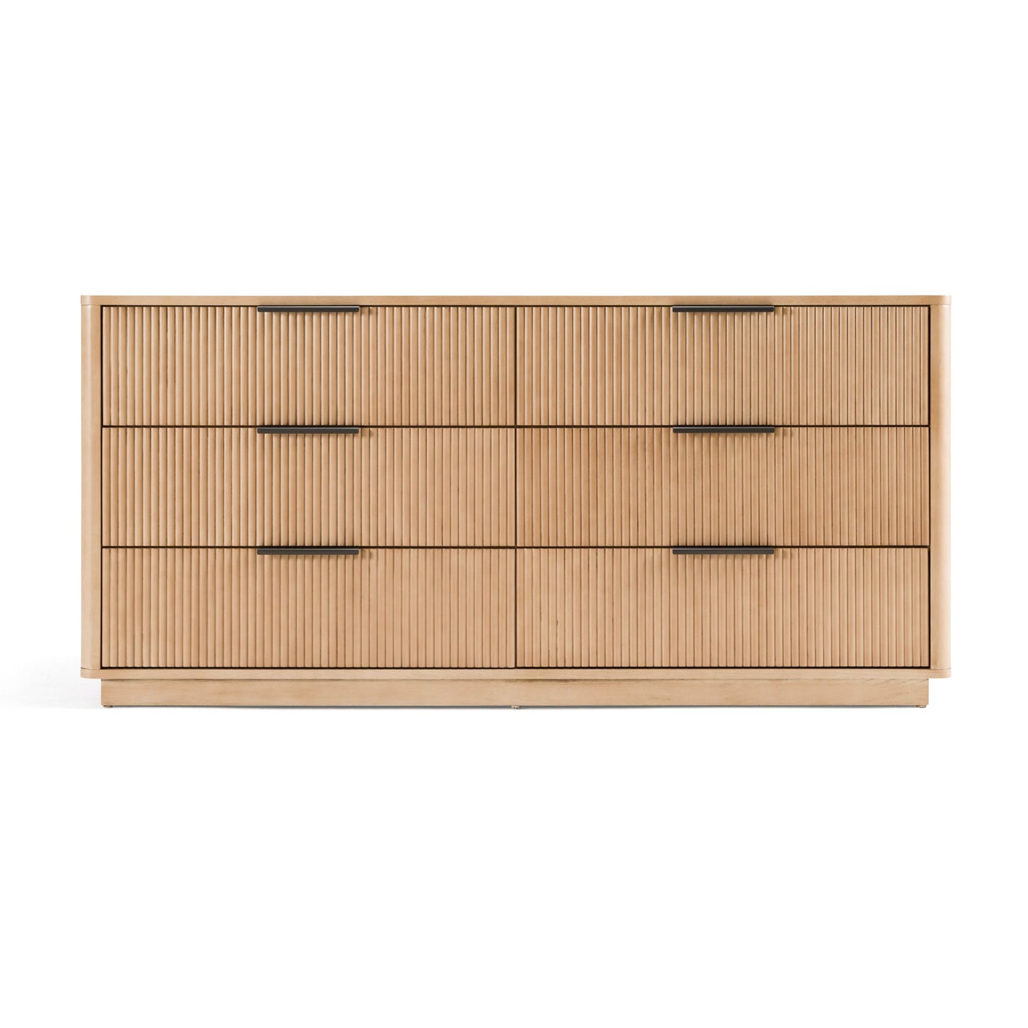 Nova Domus Santa Monica Modern Natural Oak Dresser - Stylish & Functional Bedroom Storage