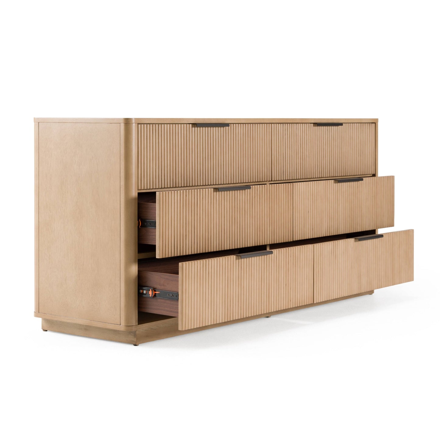 Nova Domus Santa Monica Modern Natural Oak Dresser - Stylish & Functional Bedroom Storage