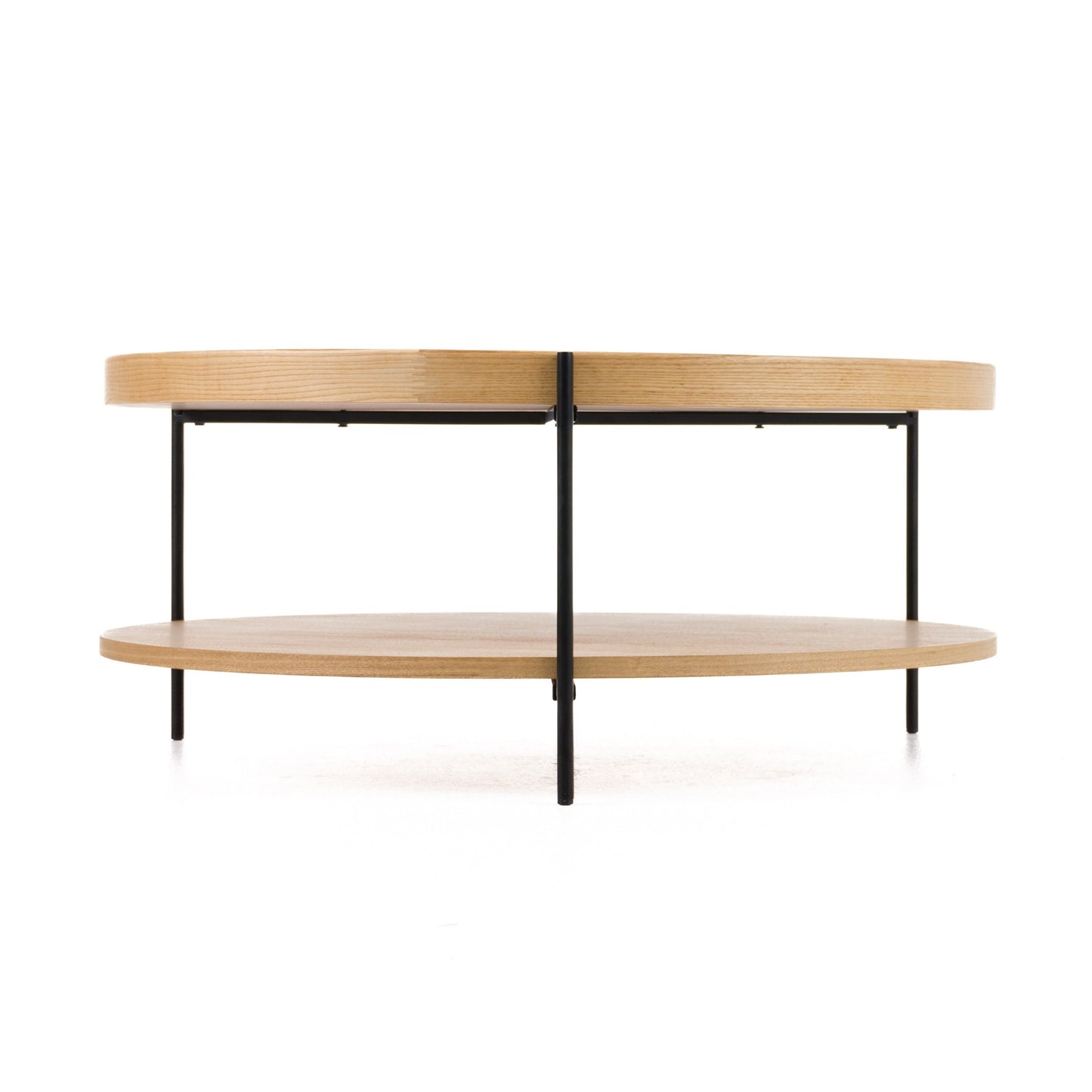 Modrest Savoy Modern Natural Ash Large Coffee Table - Elegant and Spacious Accent for Your Living Room