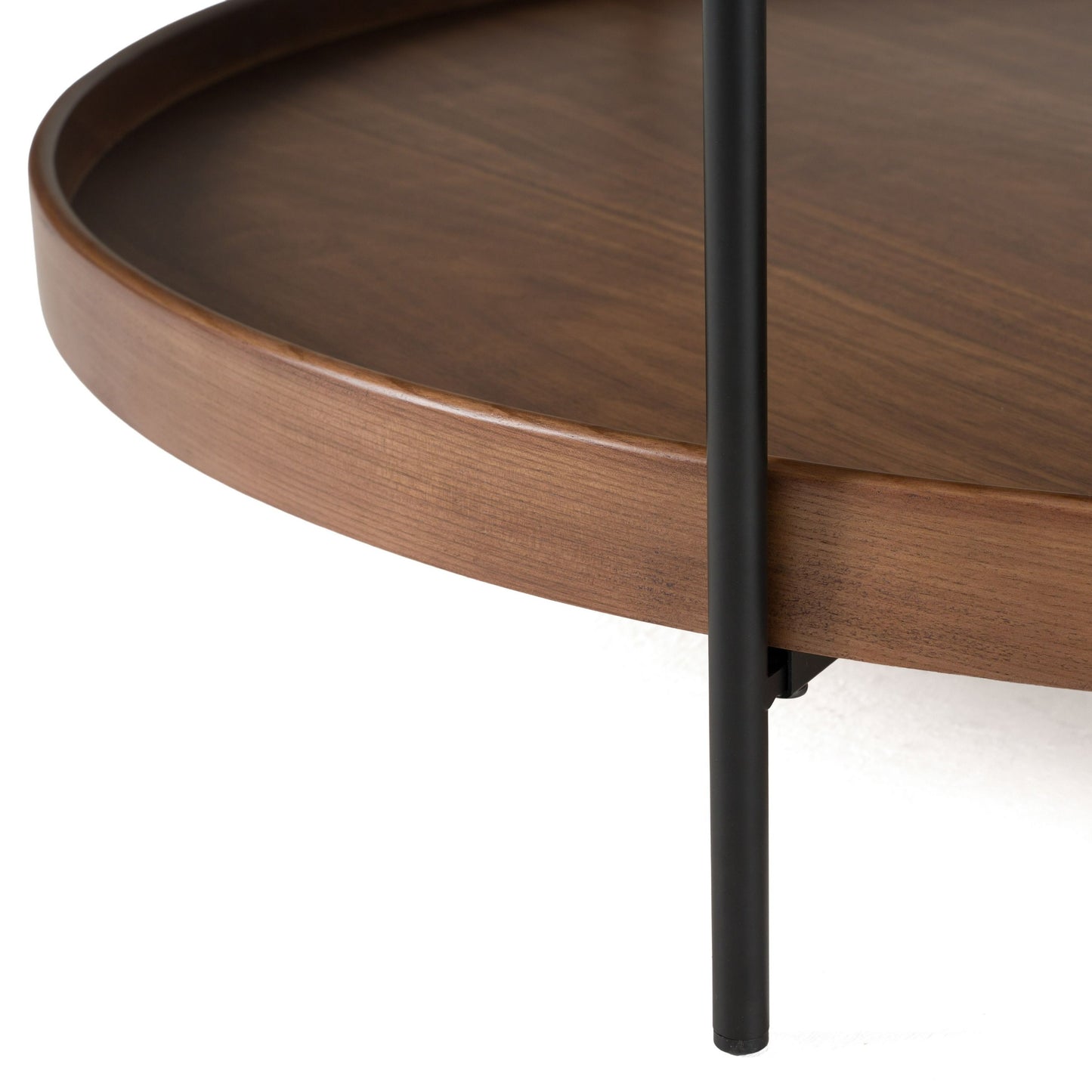 Modrest Savoy Modern Walnut Coffee Table – Large Contemporary Living Room Centerpiece