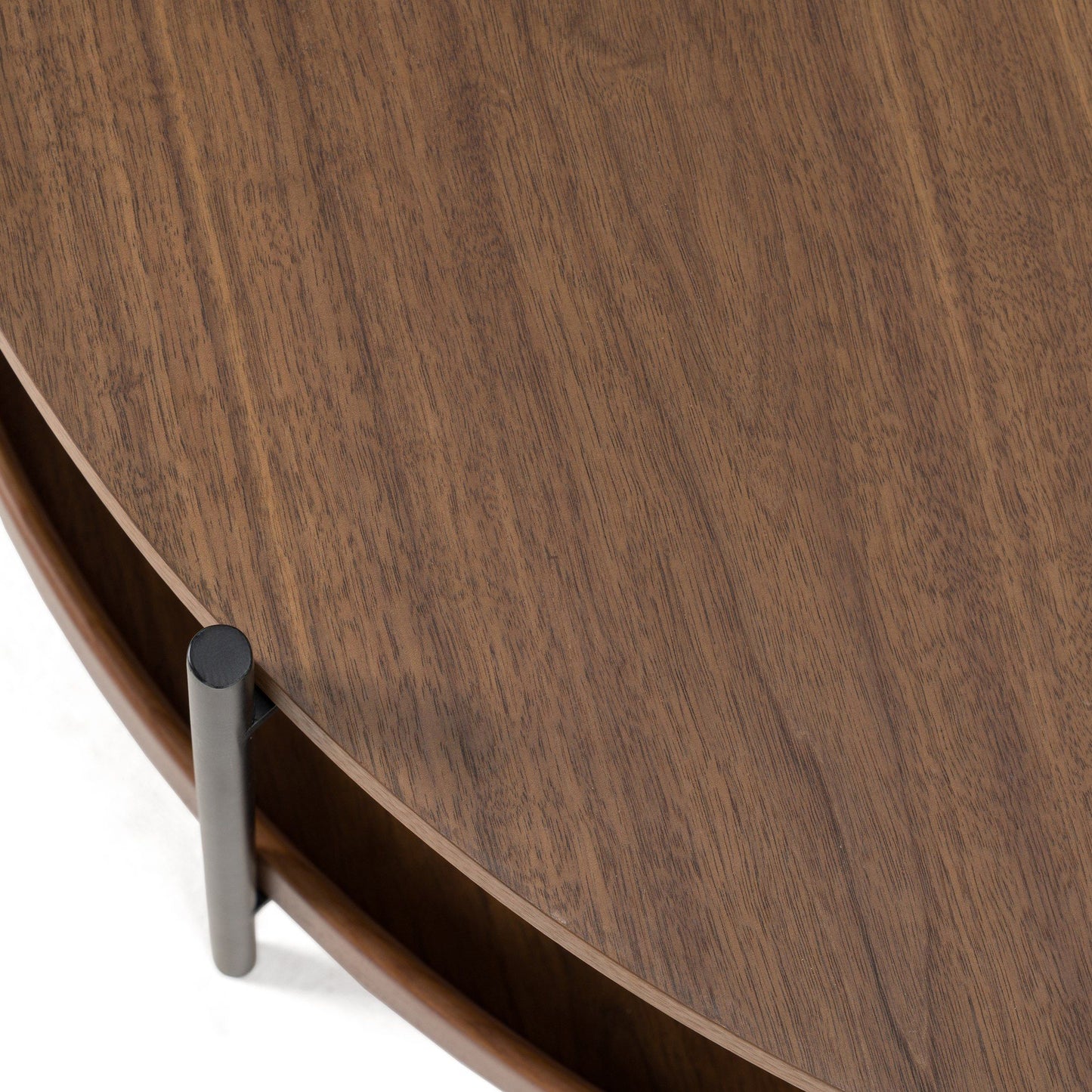 Modrest Savoy Modern Walnut Coffee Table – Large Contemporary Living Room Centerpiece