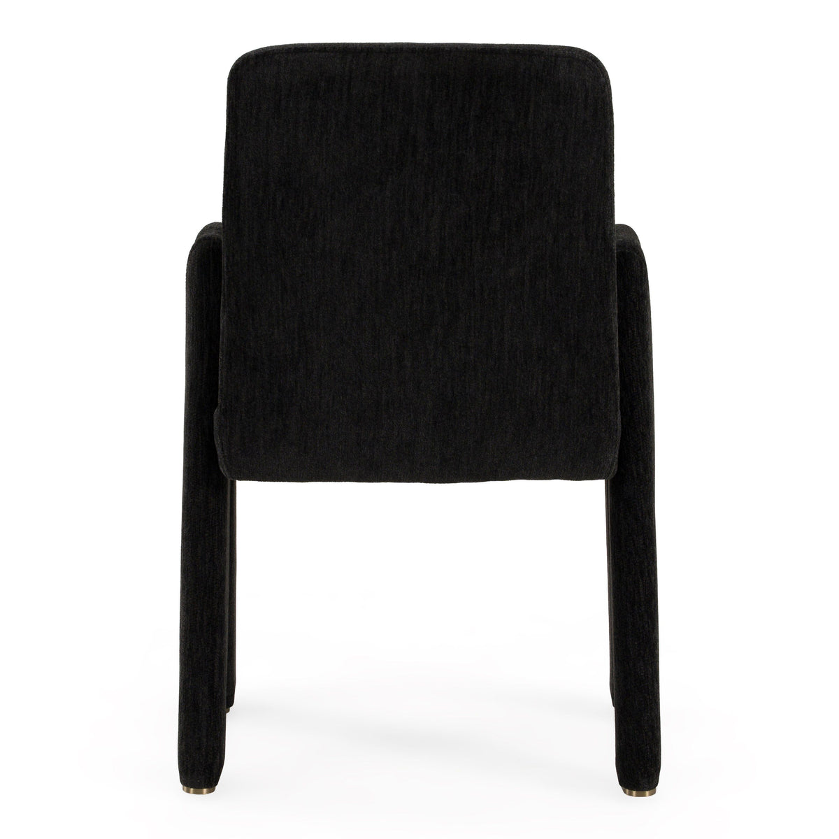 Scahill Modern Black Fabric Dining Chair