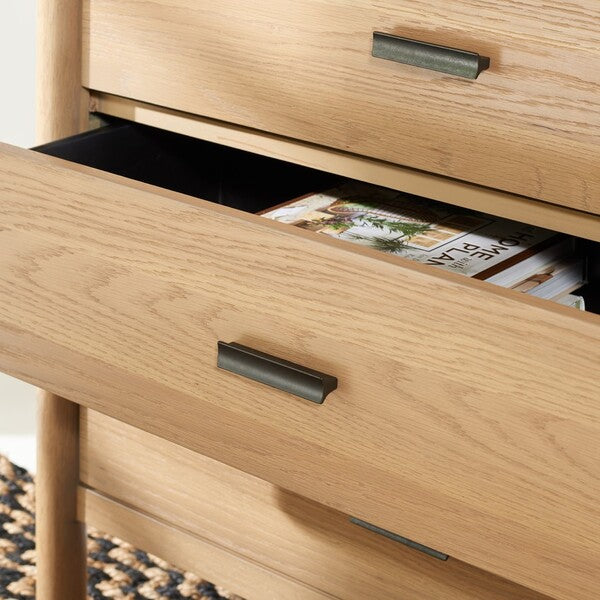 Jaylessa Wood Dresser – Elegant 6-Drawer Wooden Storage for Bedroom