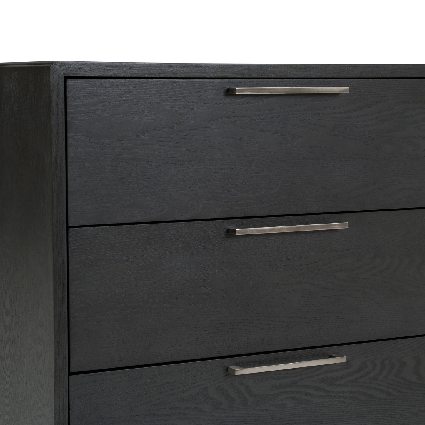 Soria Grey Wash Veneer Dresser with 6 Drawers
