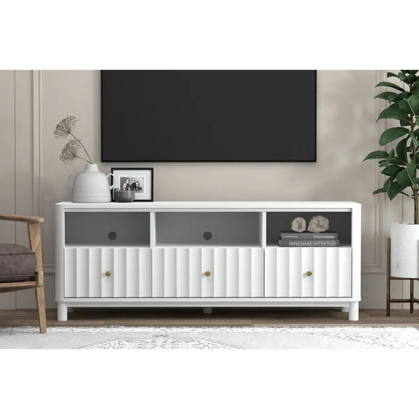Stapleton TV Console β Sleek Modern Design with Ample Storage for a Stylish Living Space