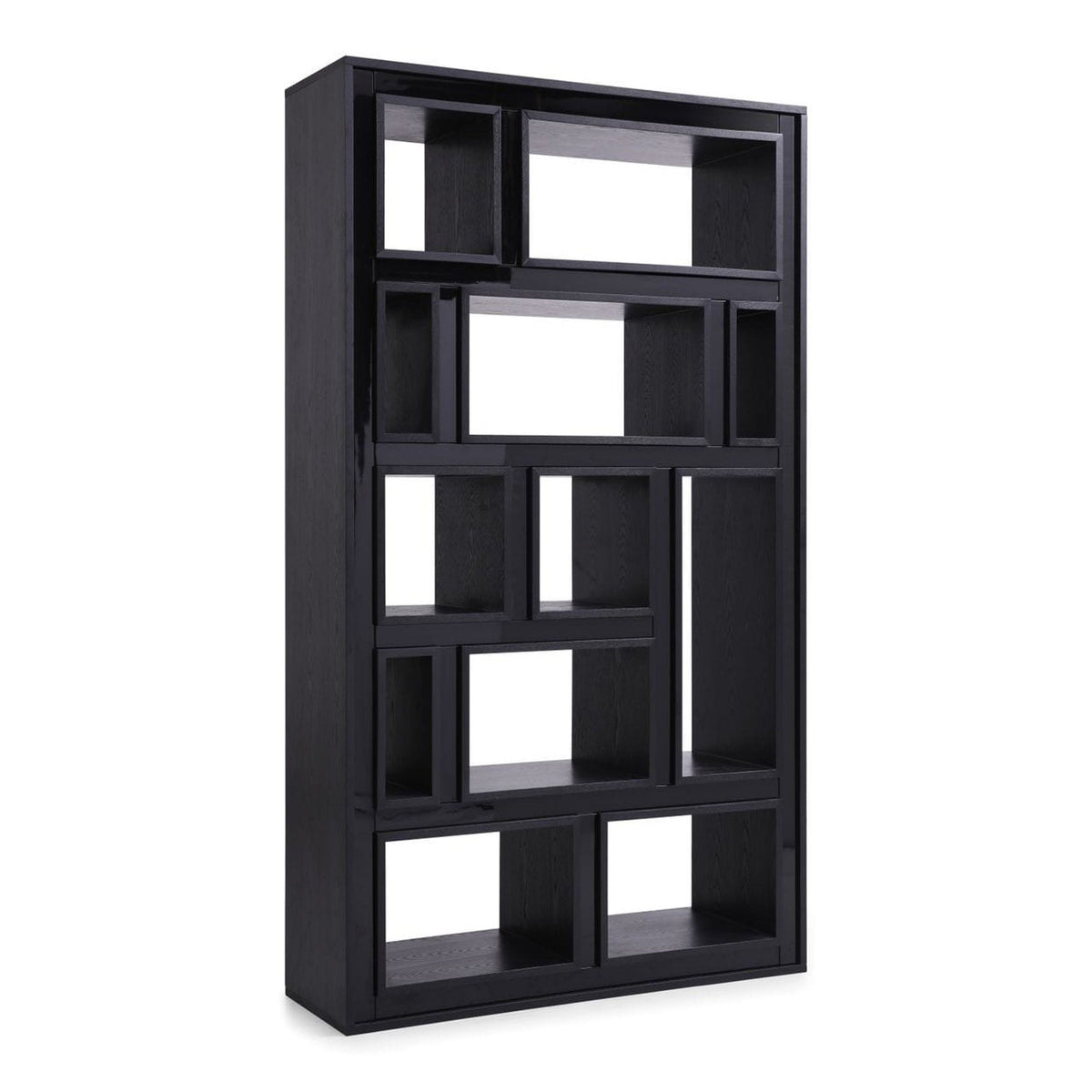 Suffolk Black Ash Tall Bookcase