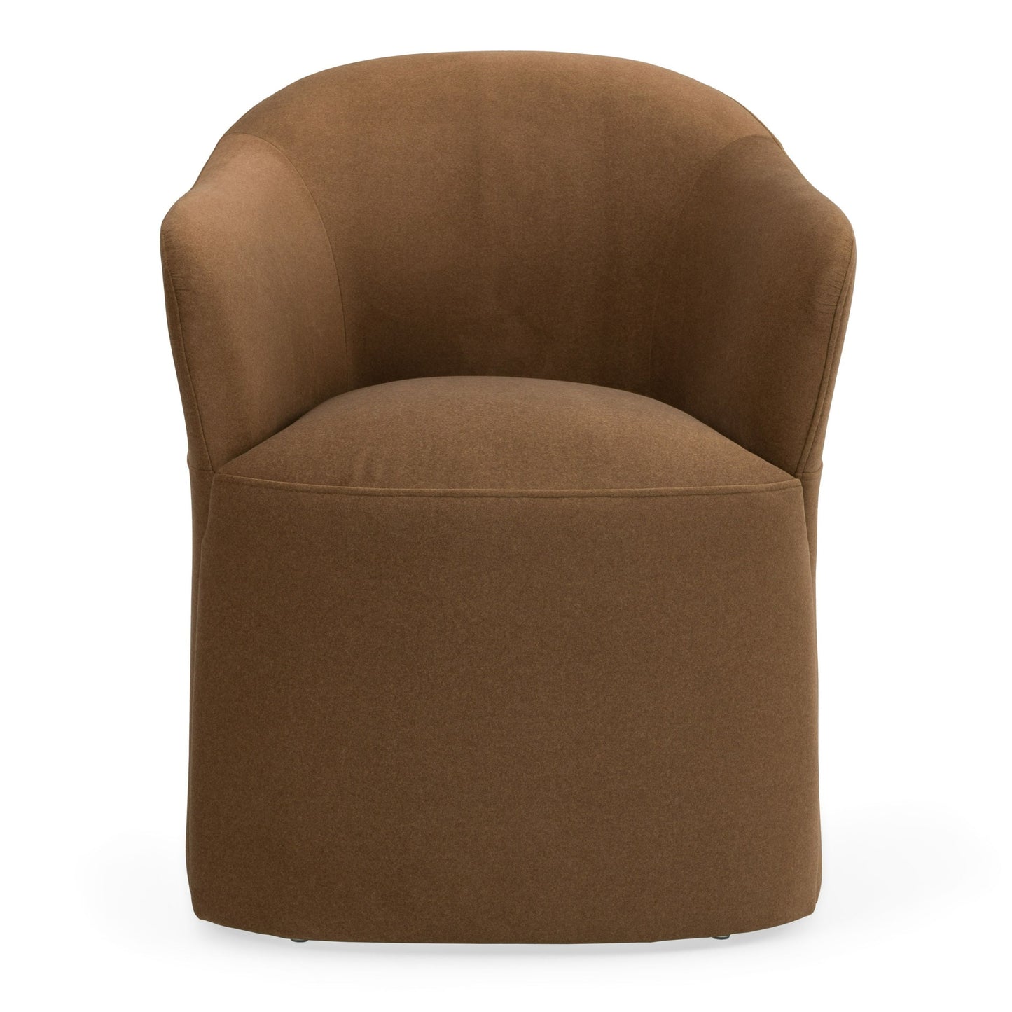 Modrest Timothy Modern Brown Fabric Dining Chair - Stylish and Comfortable Seating for Contemporary Dining Rooms