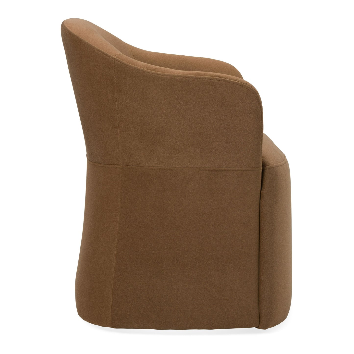 Modrest Timothy Modern Brown Fabric Dining Chair - Stylish and Comfortable Seating for Contemporary Dining Rooms