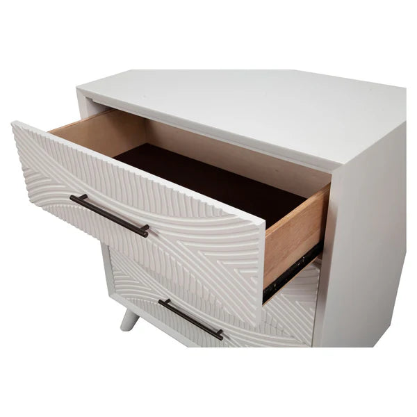 Tranquility White Small Chest - Compact and Elegant Storage Solution
