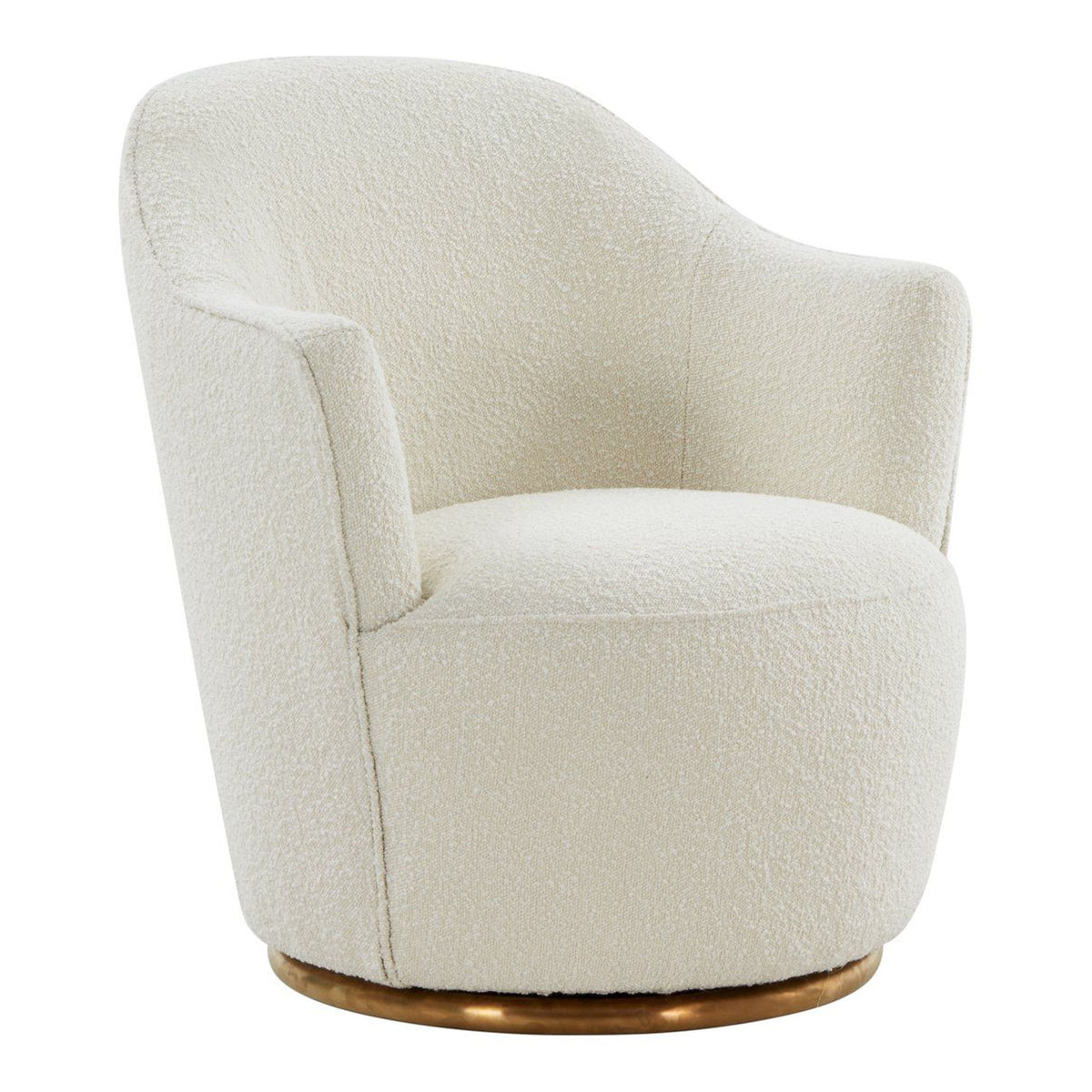Vera Sherpa Swivel Accent Chair
