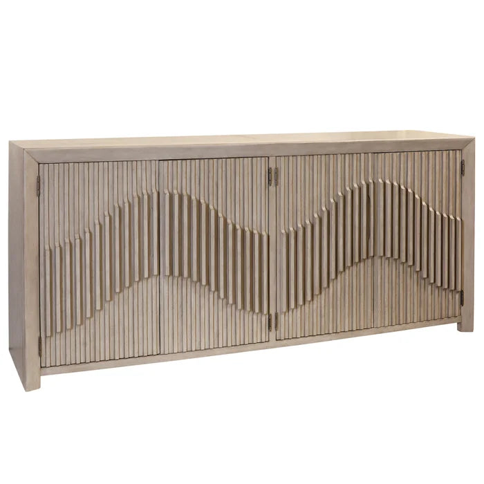 Bridge Rail 4-Door Sideboard – Stylish Piano Key Door Fronts for Modern Storage