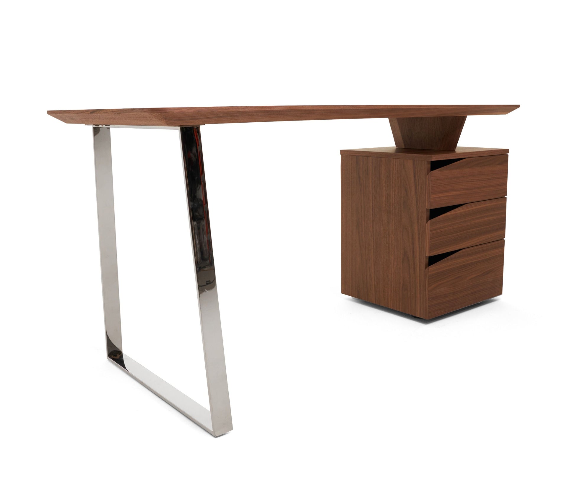 Nova Domus Walton- Modern Walnut Desk - Stylish Design Furniture