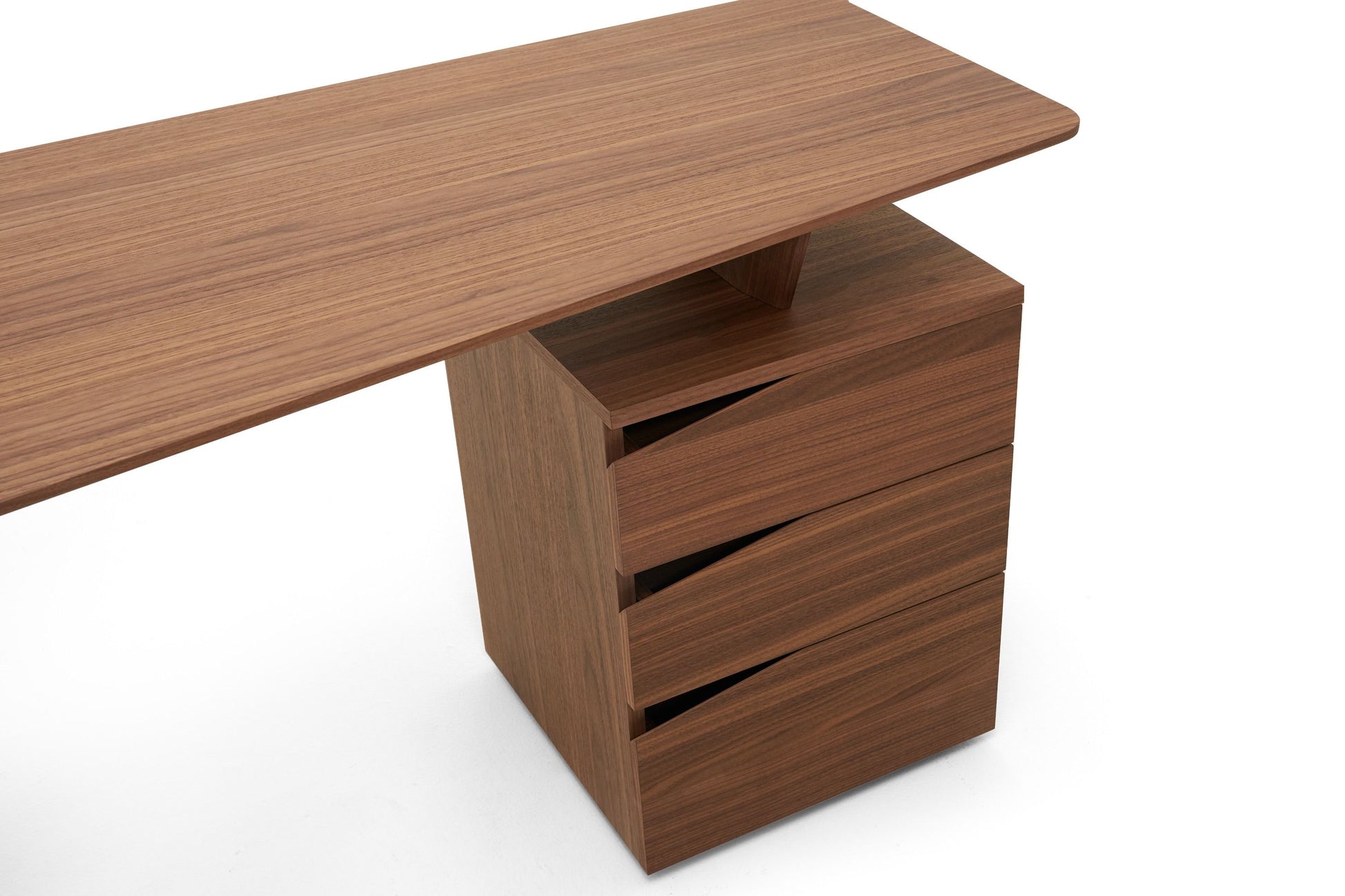 Nova Domus Walton- Modern Walnut Desk - Stylish Design Furniture