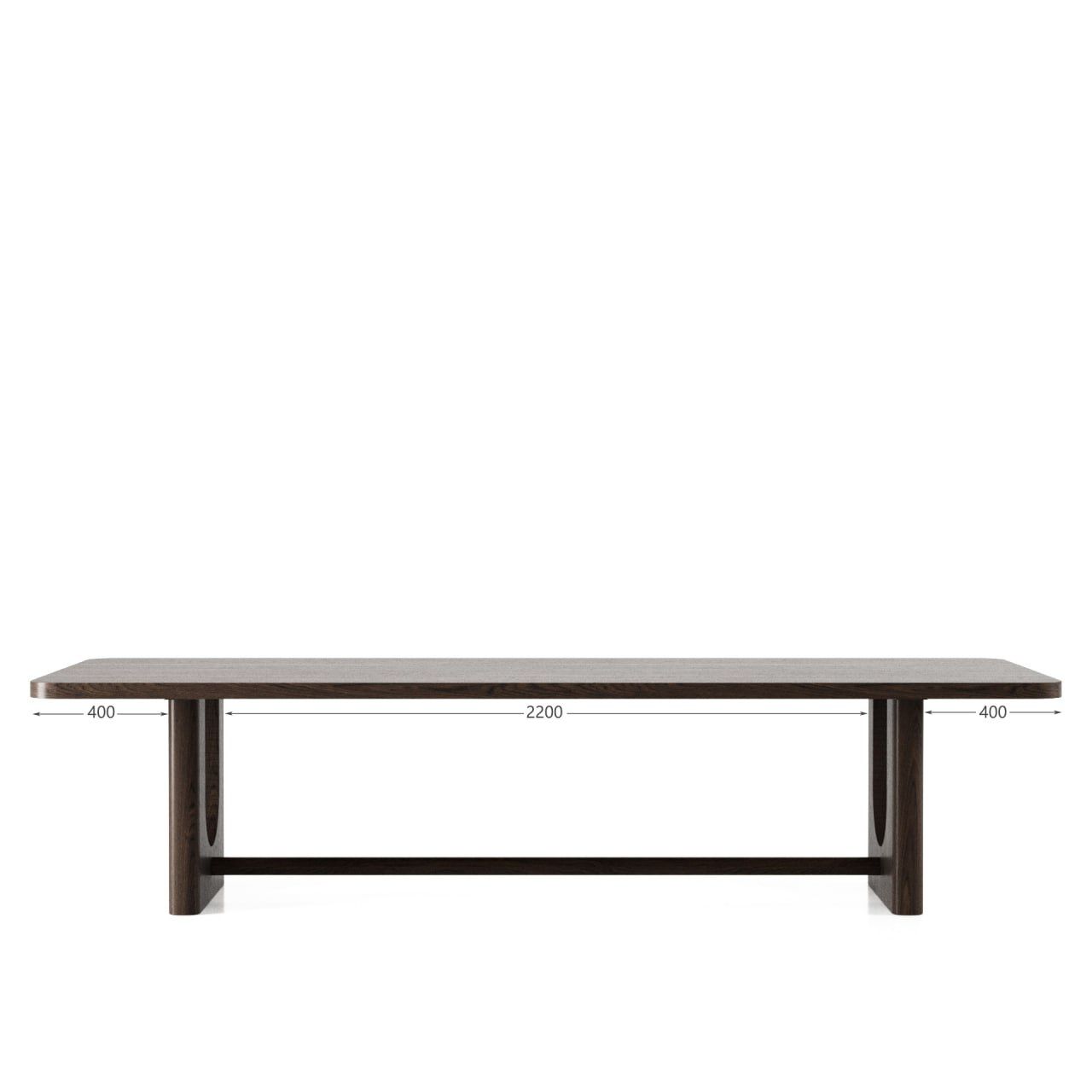 Walz Brown Oak Rectangular Dining Table