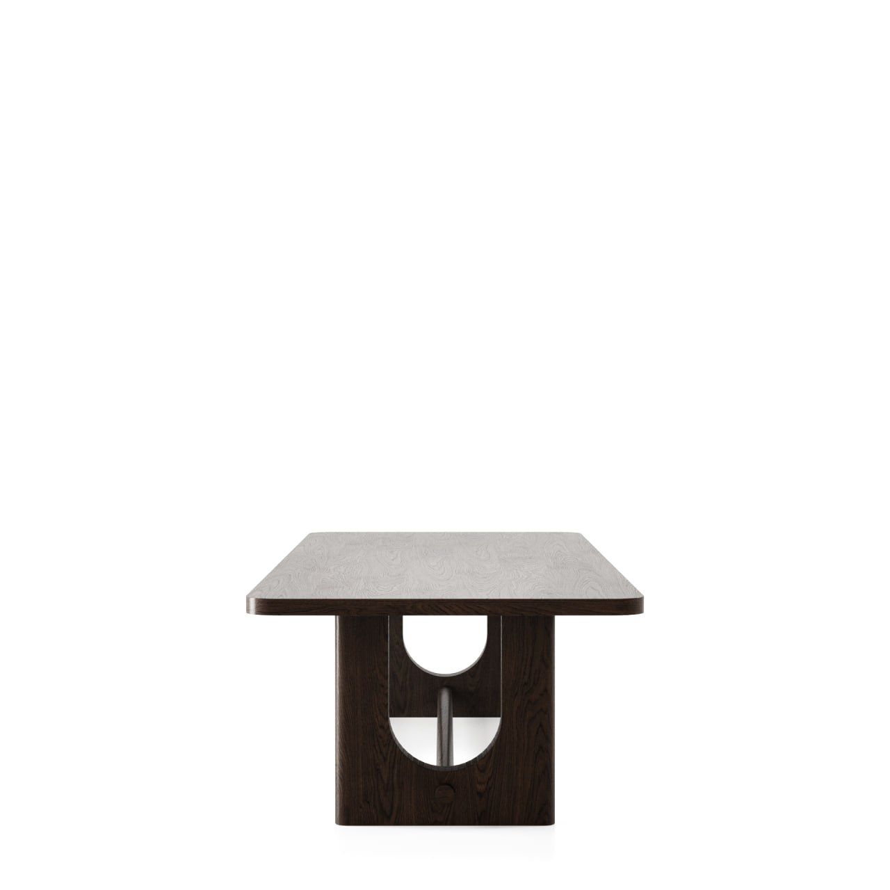 Walz Brown Oak Rectangular Dining Table