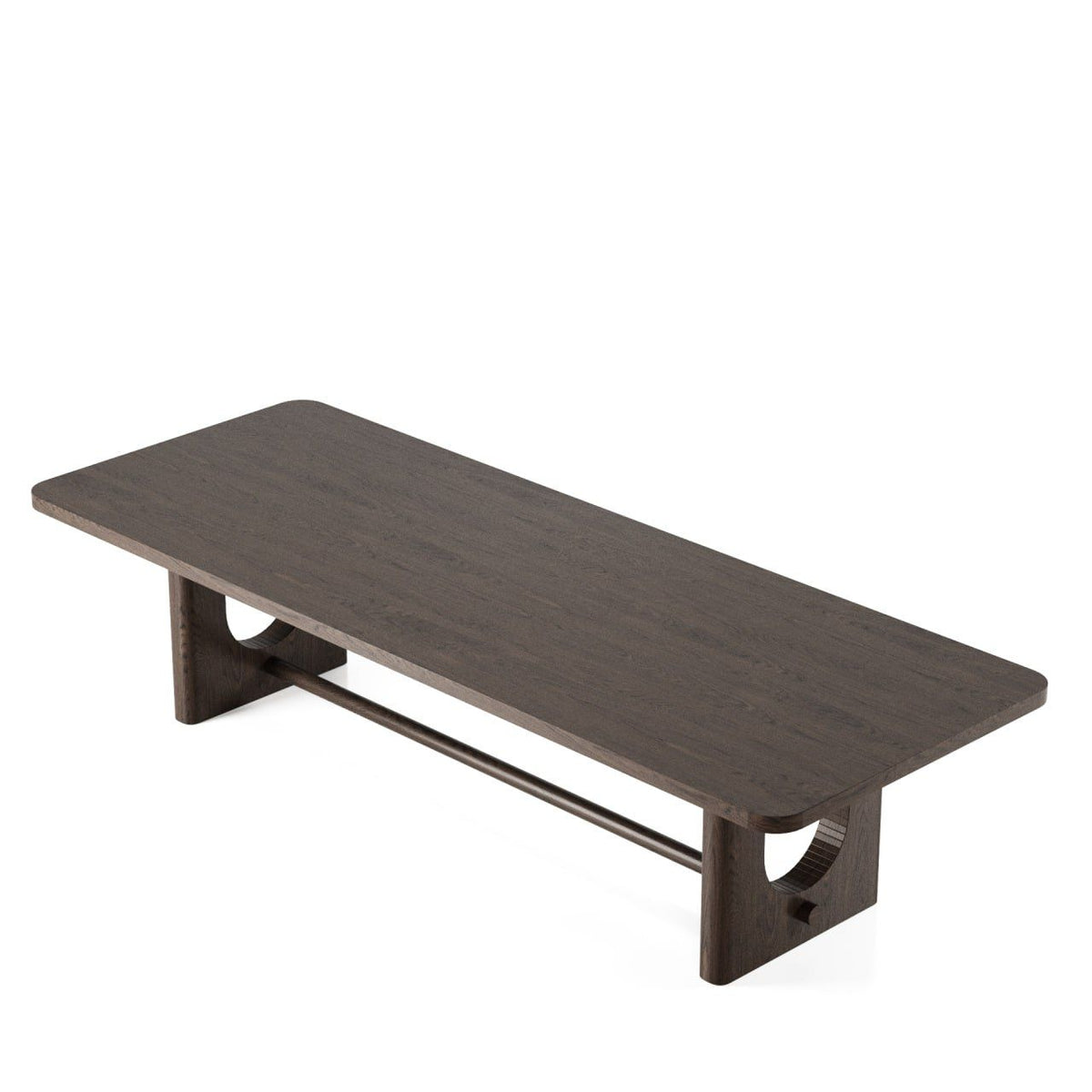 Walz Brown Oak Rectangular Dining Table