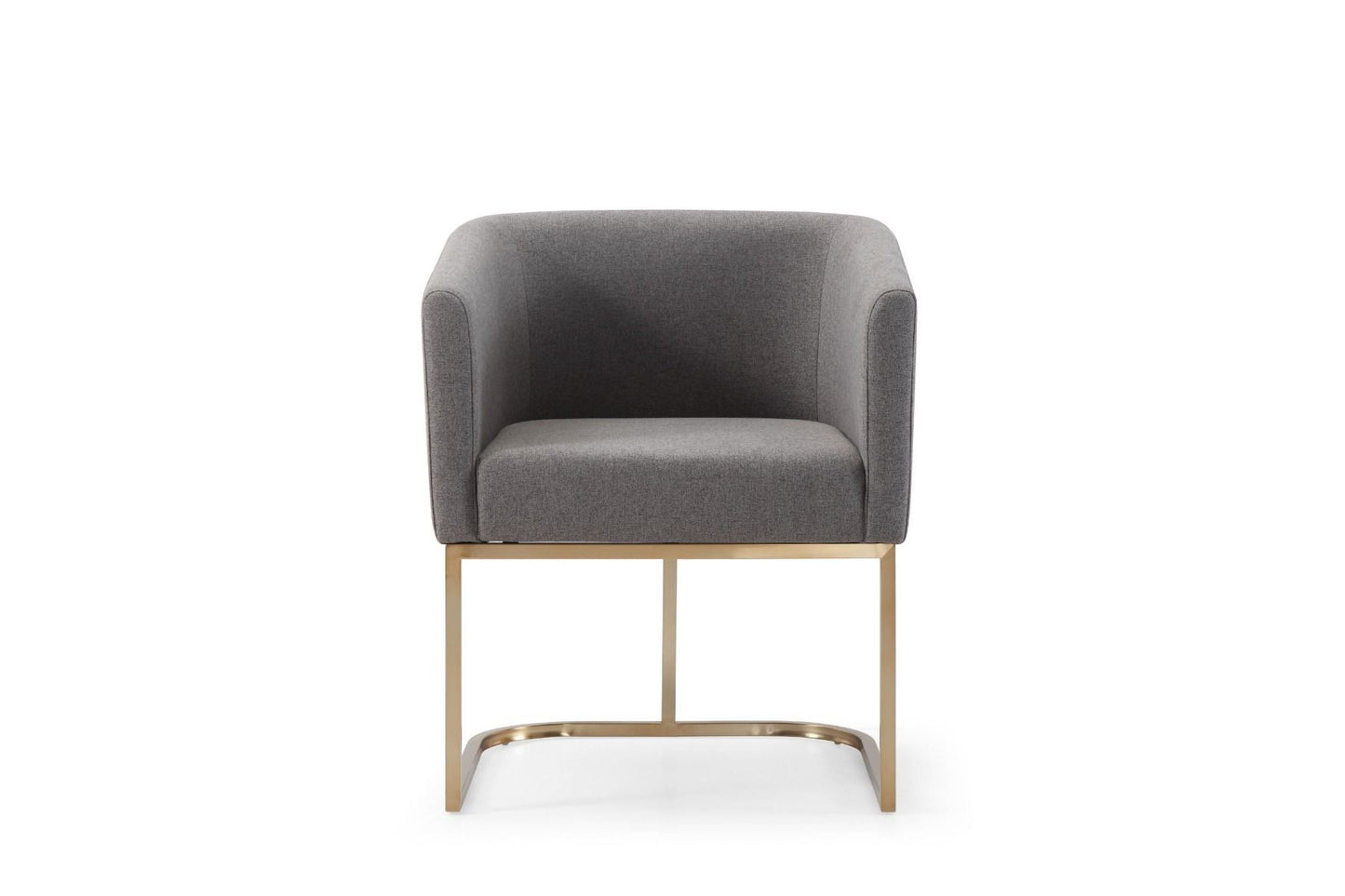 Modrest Yukon - Modern Dark Grey Fabric Dining Chair