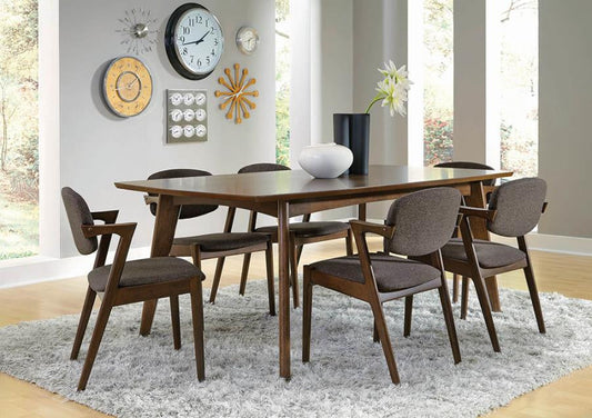 Malone Rectangular Dining Table Dark Walnut β Classic Elegance with a Rich, Timeless Finish - Stylish Design Furniture