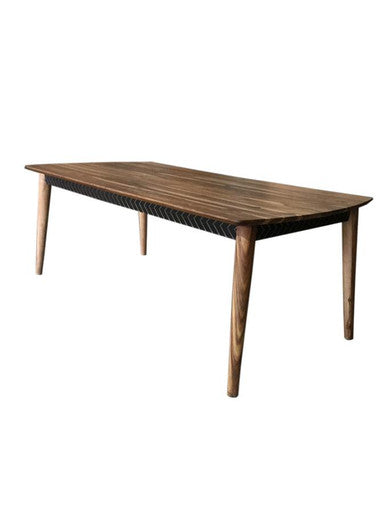 Partridge Wooden Dining Table Natural Sheesham β Elegant and Durable with a Timeless Rustic Appeal