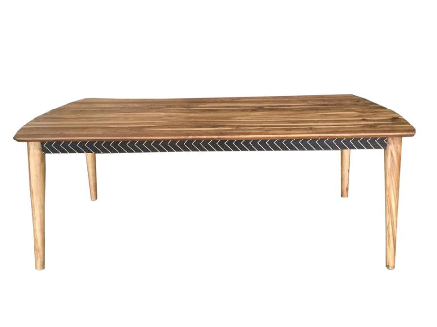 Partridge Wooden Dining Table Natural Sheesham β Elegant and Durable with a Timeless Rustic Appeal