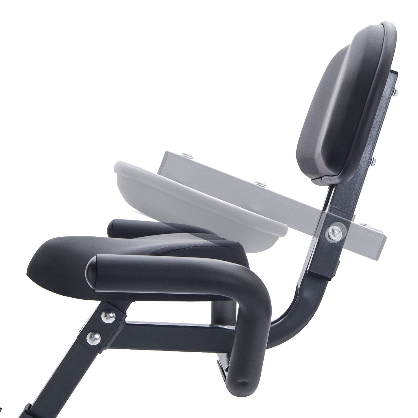 Bolter Folding Exercise Bike with 10-Level Adjustable Resistance, Fitness Upright and Recumbent X- Bike, Arm Bands and Backrest