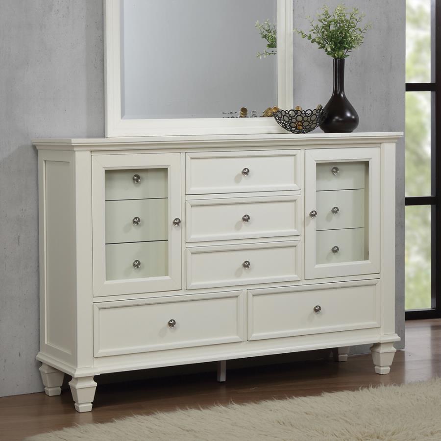 Sandy Beach 11-Drawer Dresser β Elegant Design and Ample Storage for a Timeless Bedroom Look