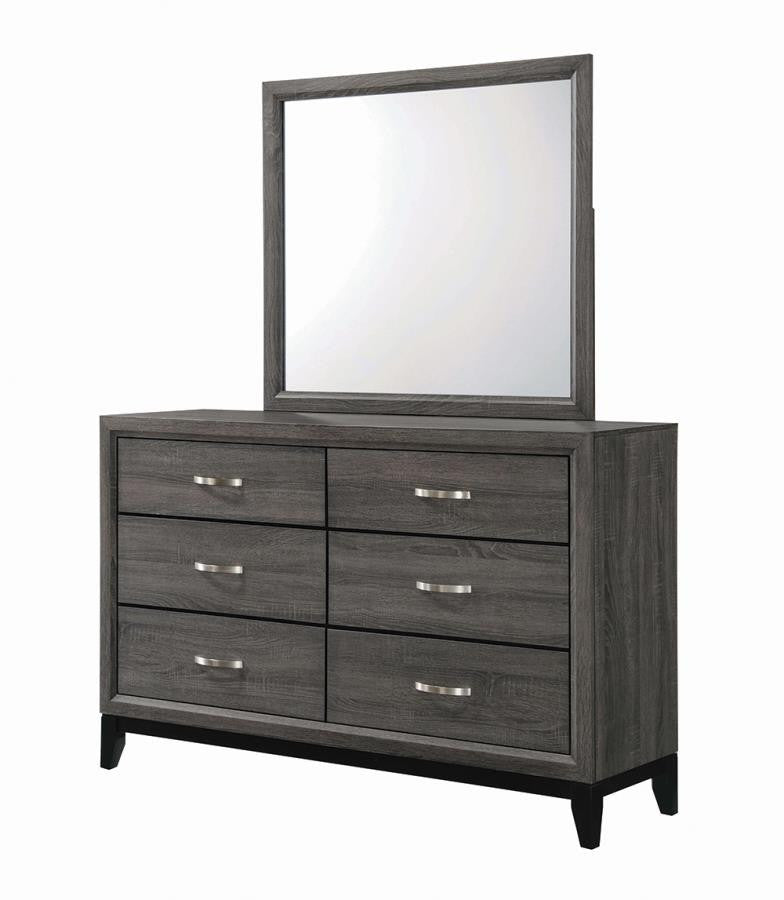 Watson Rustic Grey Oak Dresser - Stylish and Functional Storage Solution for Rustic-Inspired Bedrooms