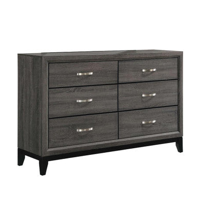 Watson Rustic Grey Oak Dresser - Stylish and Functional Storage Solution for Rustic-Inspired Bedrooms