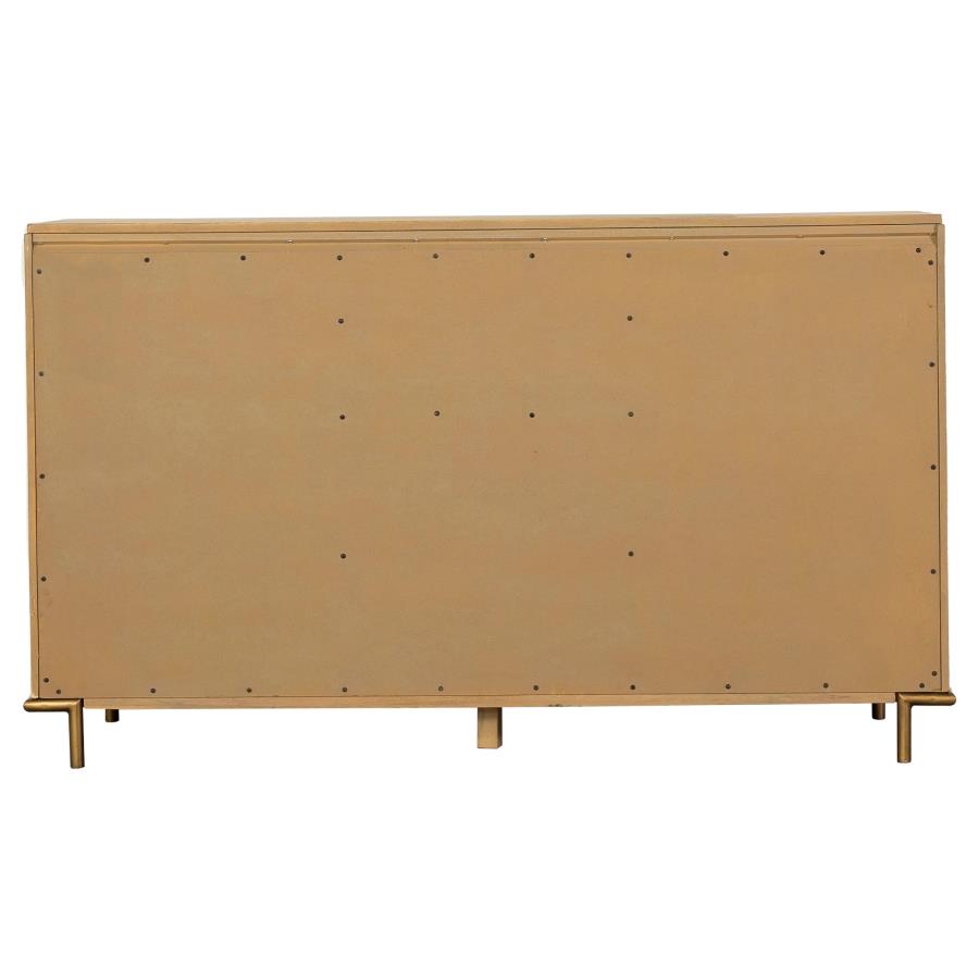 Arini 8-Drawer Dresser β Sand Wash Finish for Rustic Charm and Spacious Bedroom Storage Solutions