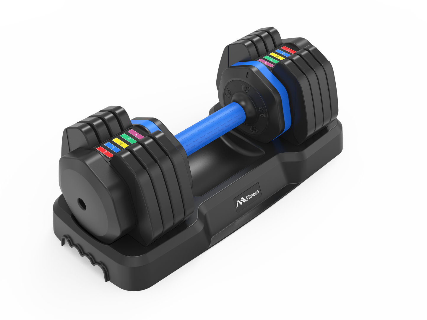 Kendall Adjustable Dumbbell with Tray 55lb Single Fast Exercise Fitness