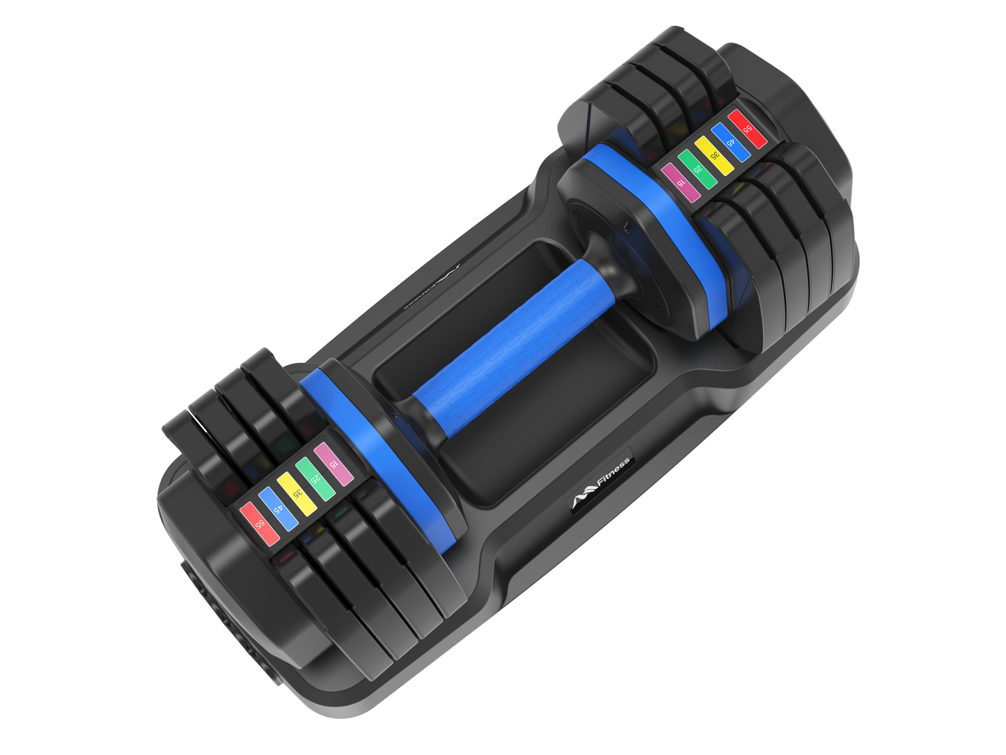 Kendall Adjustable Dumbbell with Tray 55lb Single Fast Exercise Fitness