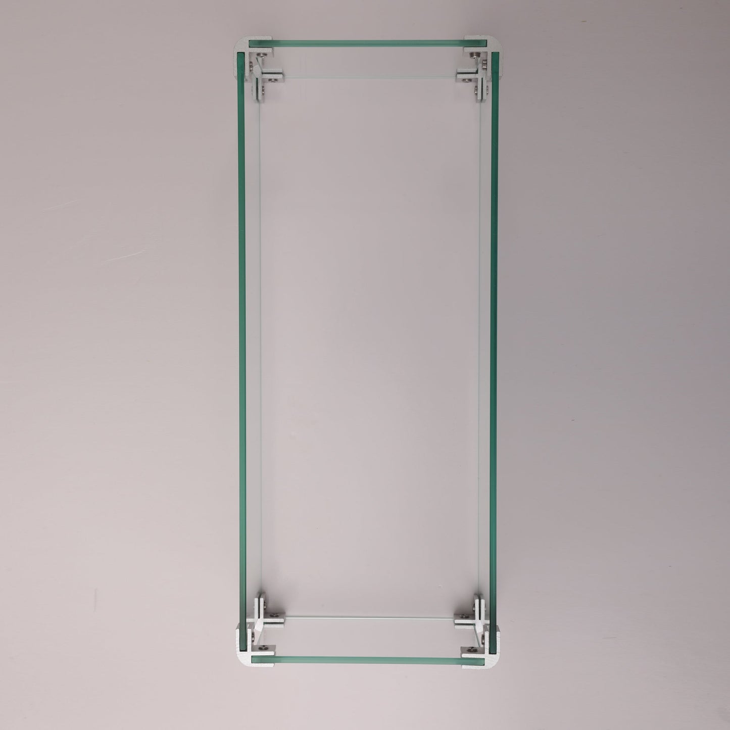 Nuriek Rectangular Glass Wind Guard for Fire Pit