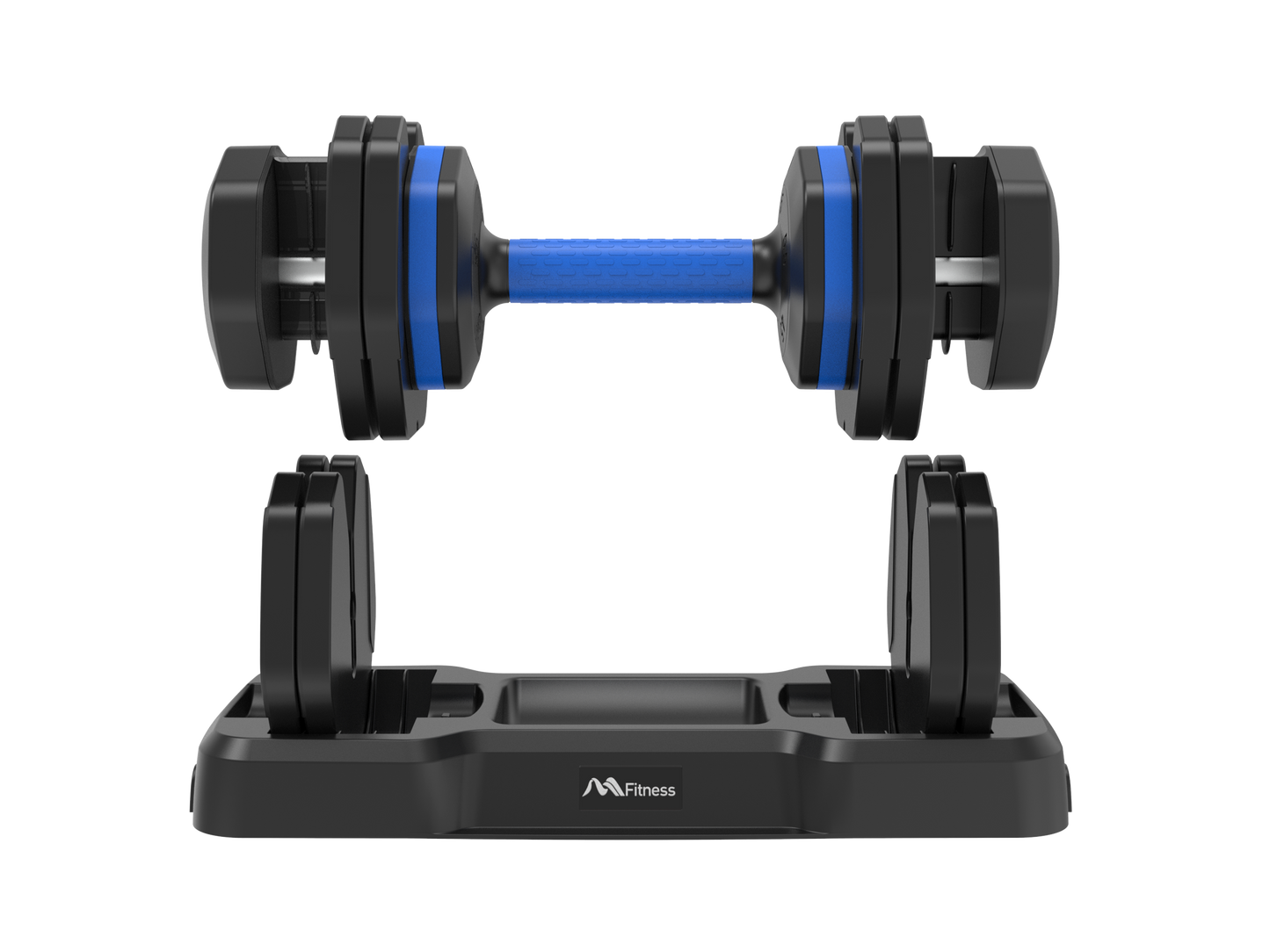 Kendall Adjustable Dumbbell with Tray 55lb Single Fast Exercise Fitness