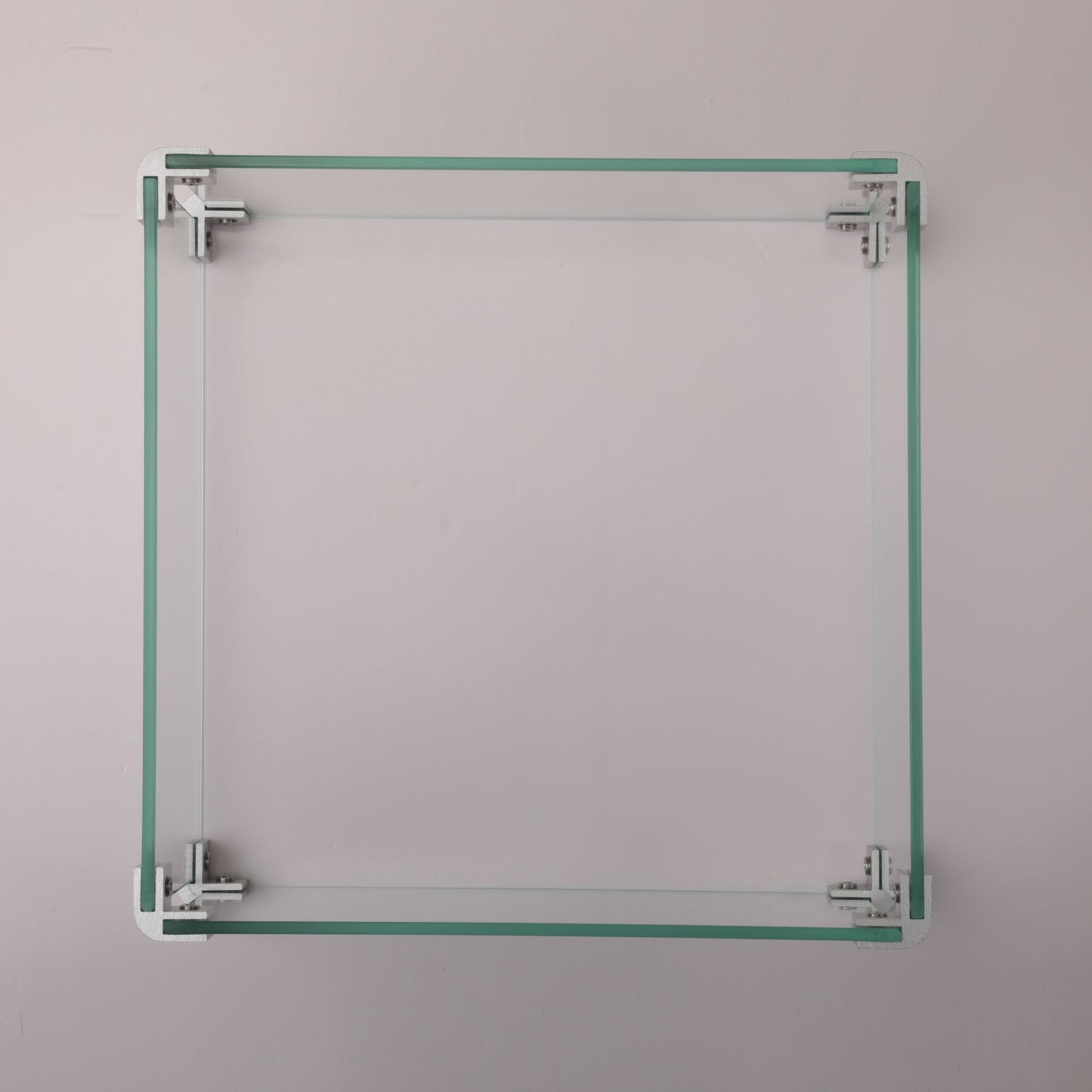 Questo Square Glass Wind Gurad For Fire Table