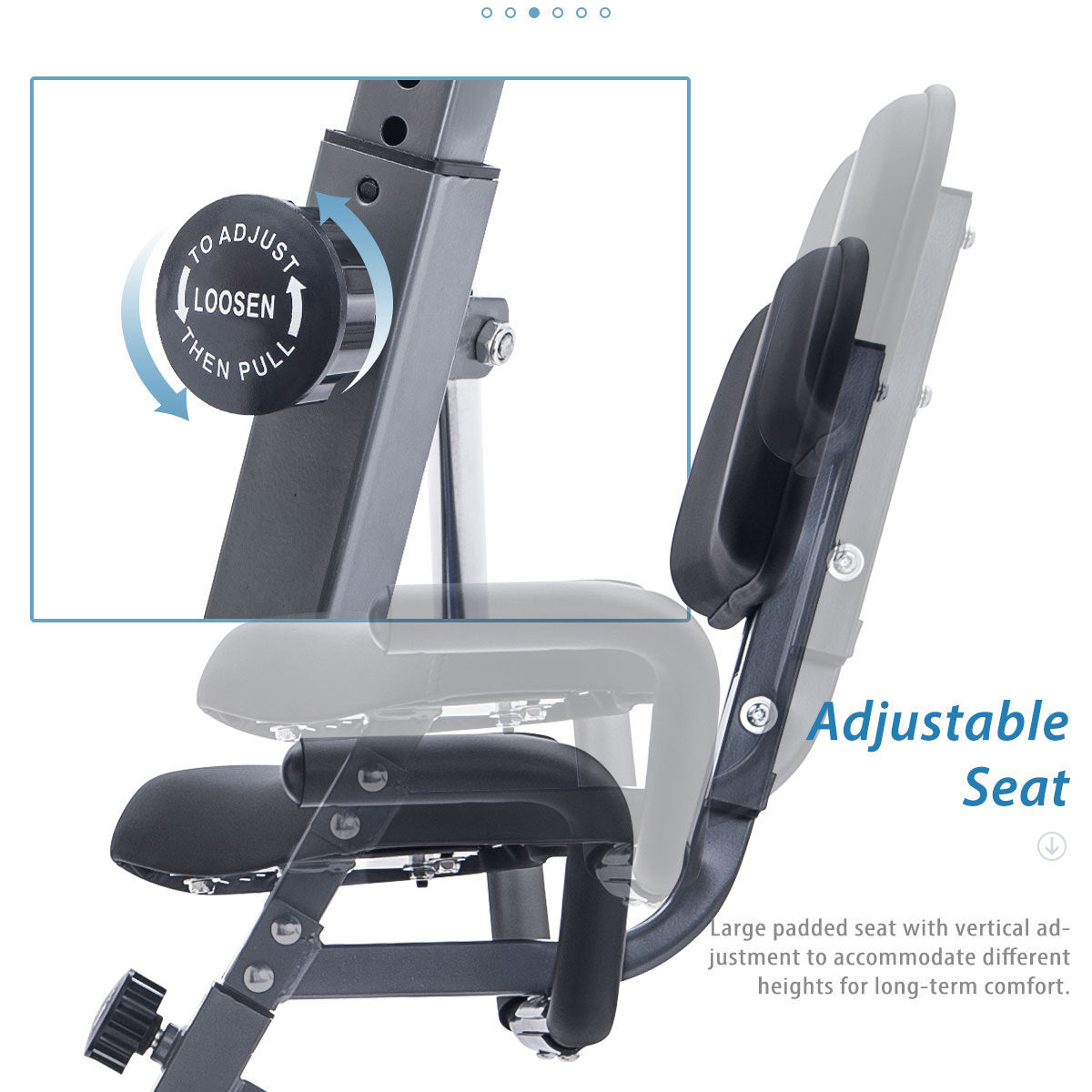 Bolter Folding Exercise Bike with 10-Level Adjustable Resistance, Fitness Upright and Recumbent X- Bike, Arm Bands and Backrest