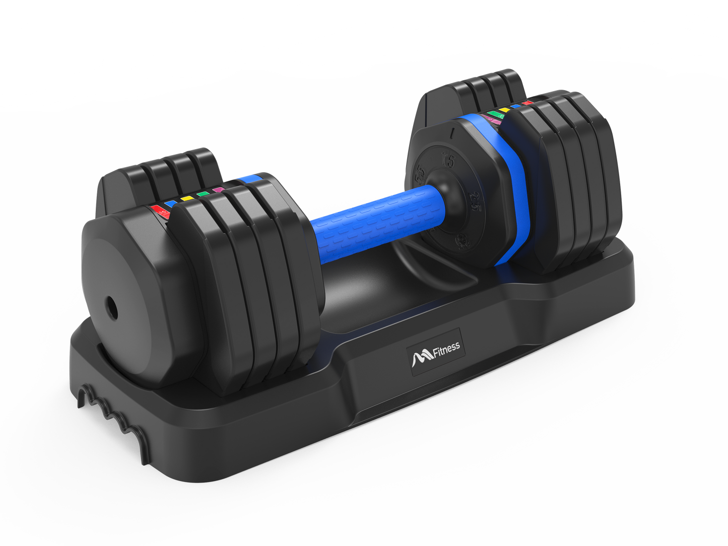 Kendall Adjustable Dumbbell with Tray 55lb Single Fast Exercise Fitness