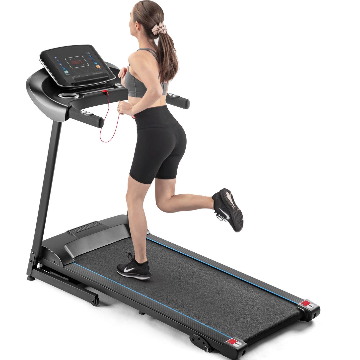 Balar Electric Motorized Treadmill for Home Gym with Audio Speakers & Incline Adjuster