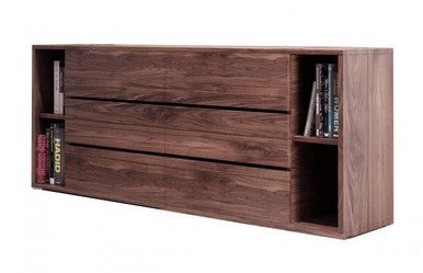 Nova Domus Jagger Modern Walnut Dresser - Stylish Design Furniture
