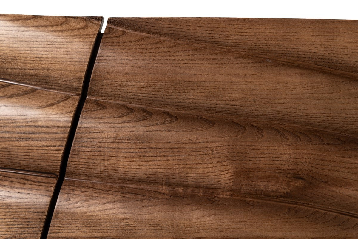 Modrest Finley Modern Walnut & Gold Buffet