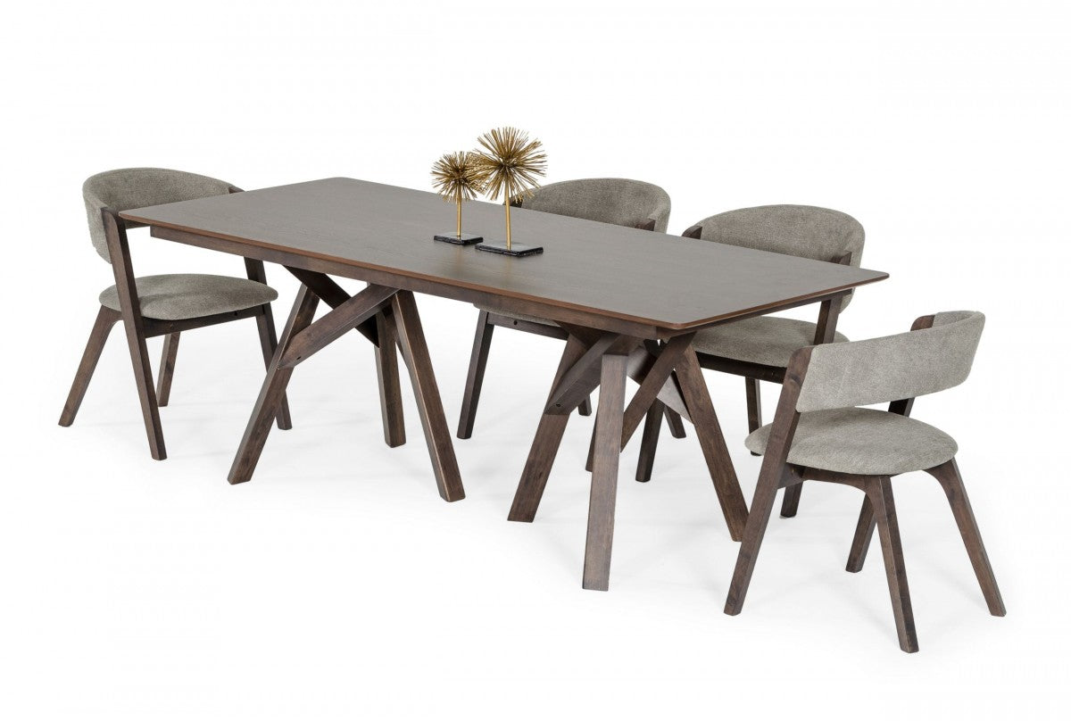 Modrest Grover Modern Wenge Dining Table - Stylish Design Furniture
